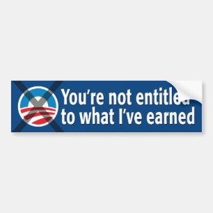 AUCUN Droit : Sticker anti-Obama