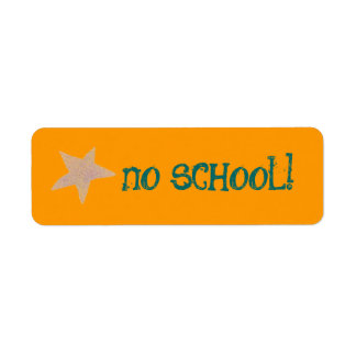 Aucun étiquette scolaire