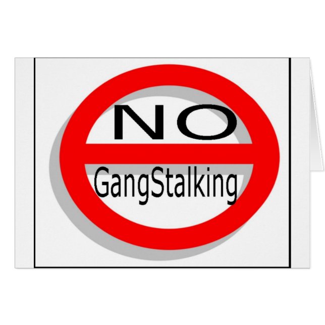 Aucun Gangstalking (Devant horizontal)