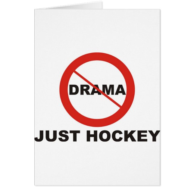 Aucun hockey de drame juste (Devant)