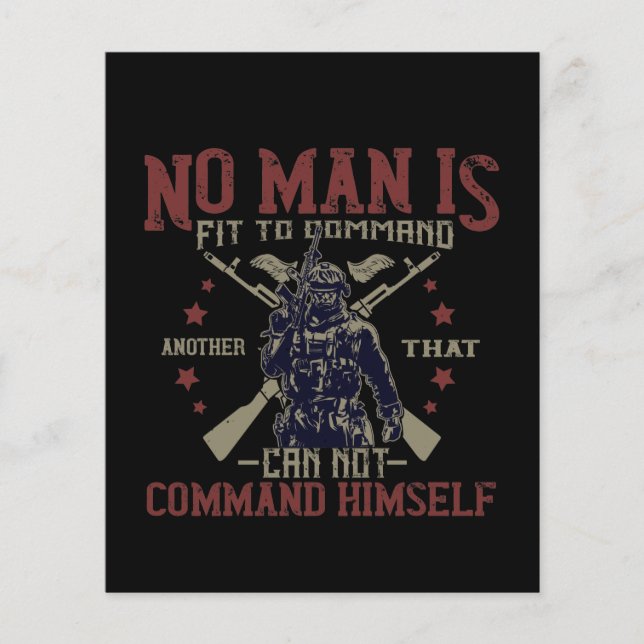 Aucun Homme N'Est Convient À Commander (Devant)