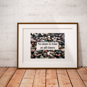 Aucun homme n'est sage en tout temps Poster