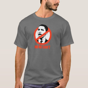 AUCUN IL PEUT T-SHIRT PAS/ANTI-OBAMA