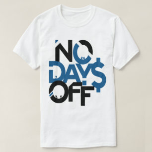 Aucun Jours De Hors Vêtements : T-Shirt Bleu Noir