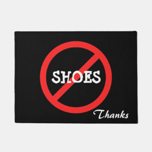 Aucun paillasson de maison de chaussure