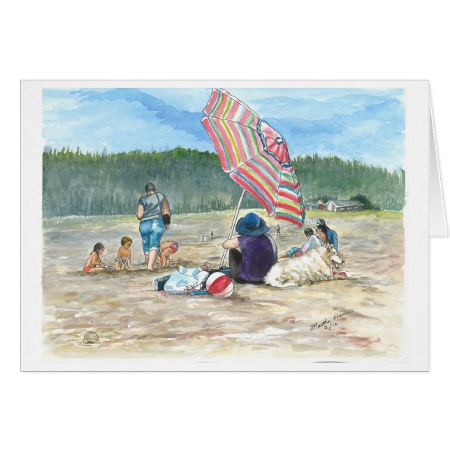 Aucun si ensoleillé sur la plage (Devant horizontal)