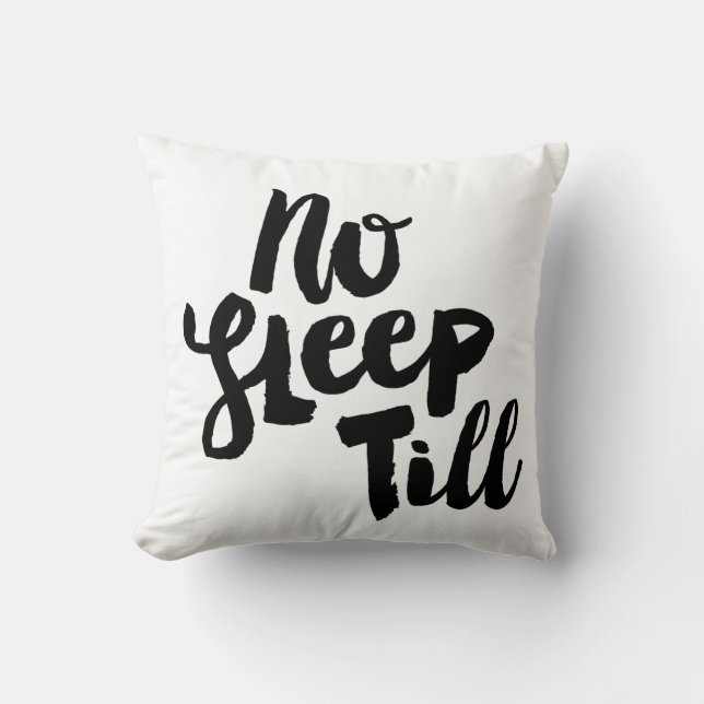 Aucun sommeil jusqu'- au coussin (Recto)