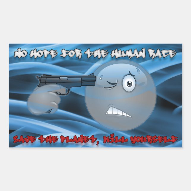 Aucun Sticker Smoky Blue Hope (Devant)