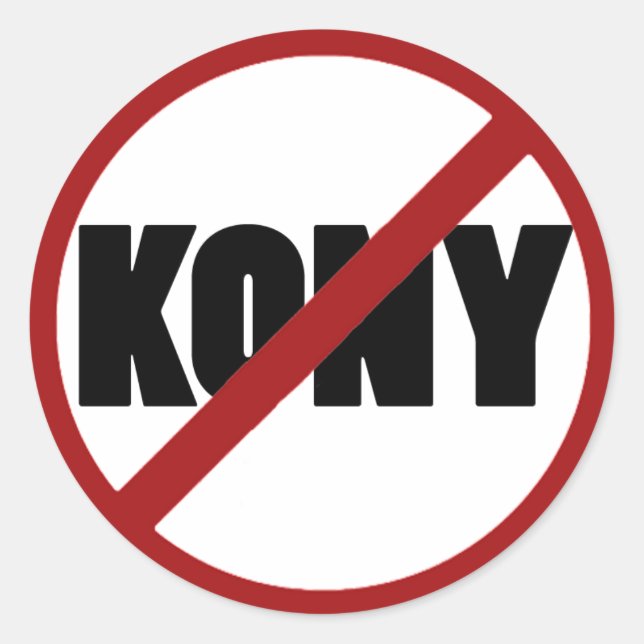 Aucun Stickers Kony (Devant)