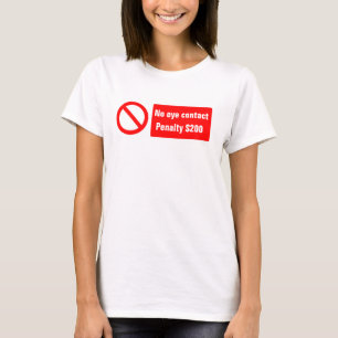 Aucun T-shirt de contact visuel