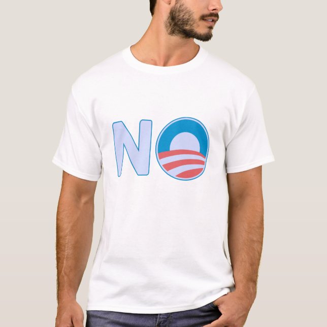 AUCUN T-shirt de sonnerie de mélange d'Obama (Devant)
