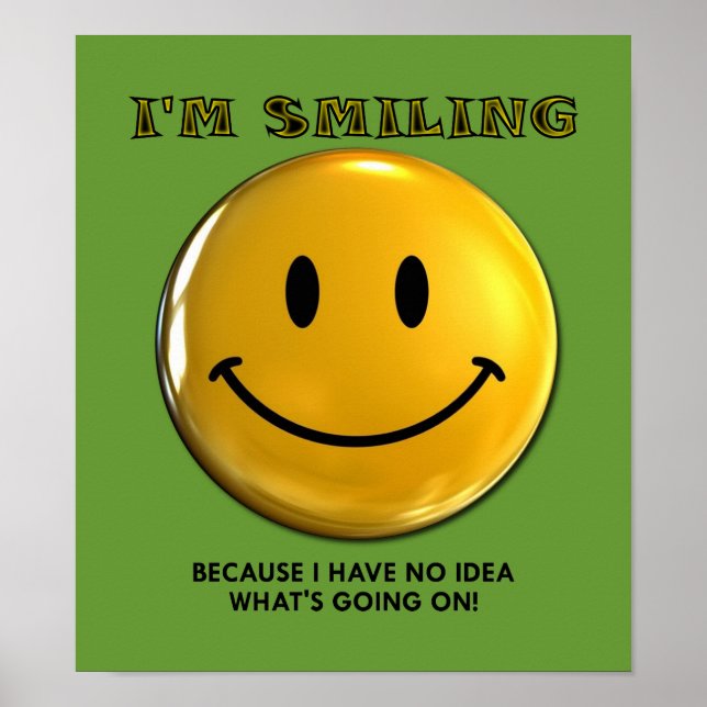 Aucune idée Poster (Devant)