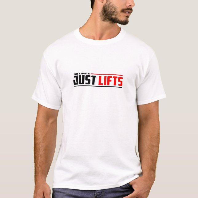 Aucune limite. Juste des levées. - T-Shirt de gym (Devant)