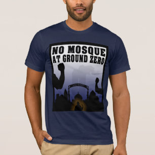Aucune mosquée au T-shirt de point zéro