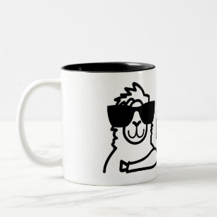 Aucune tasse de café de lama de drame