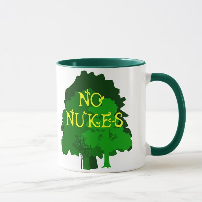 Aucunes armes nucléaires avec la tasse de café (Droite)