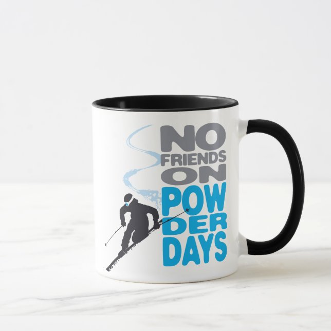 Aucuns amis sur la tasse de jours de poudre (Droite)