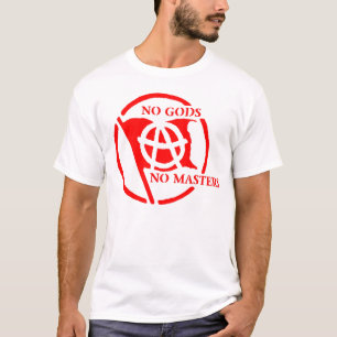 Aucuns dieux aucun T-shirt de maîtres