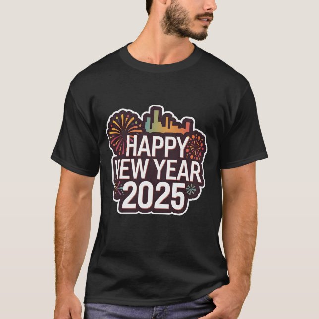 Audacieux débuts Nouvel an 2025 T-shirt Homme de b (Devant)
