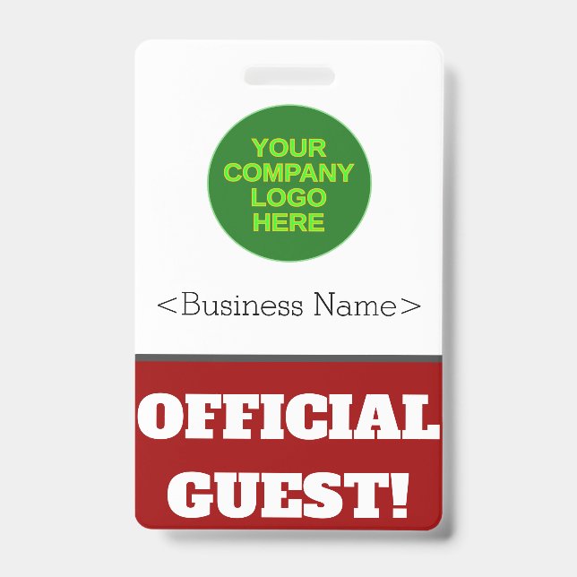 Audacieux "GUEST OFFICIEL !" Badge (Front)