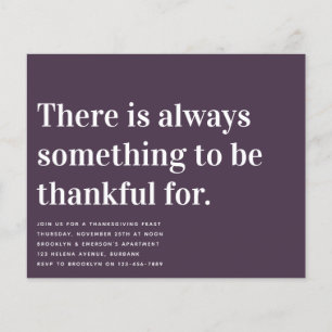 Audacieux Thanksgiving Dîner Invitation