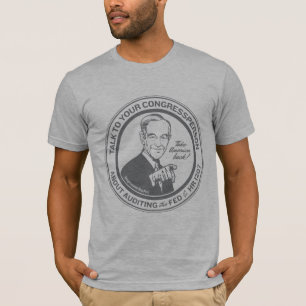 Audit de Ron Paul le T-shirt de Federal Reserve