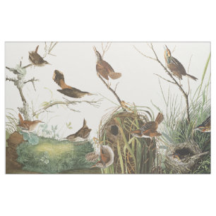 Audubon niche le tissu d'animal de faune d'oiseaux