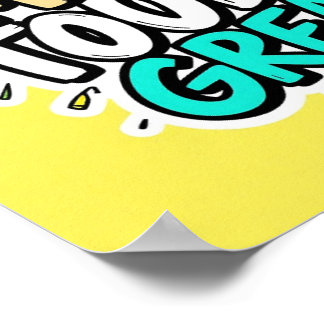 Aujourd'hui est grand | Art mural inspirant minima