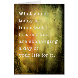 Aujourd'hui est important