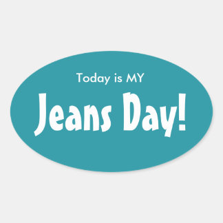 Aujourd'hui est MY Jeans Stickers Jeans Day - Turq