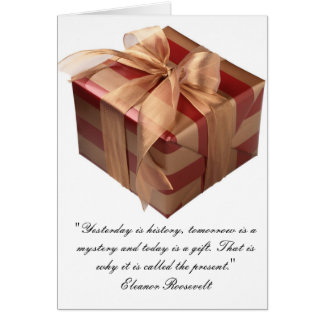 Aujourd'hui est un cadeau