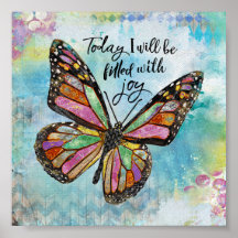 Aujourd'Hui, Je Serai Rempli De Affiches De Joie