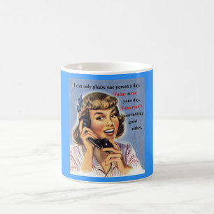 Aujourd'hui n'est pas votre jour - Retro Photo mug