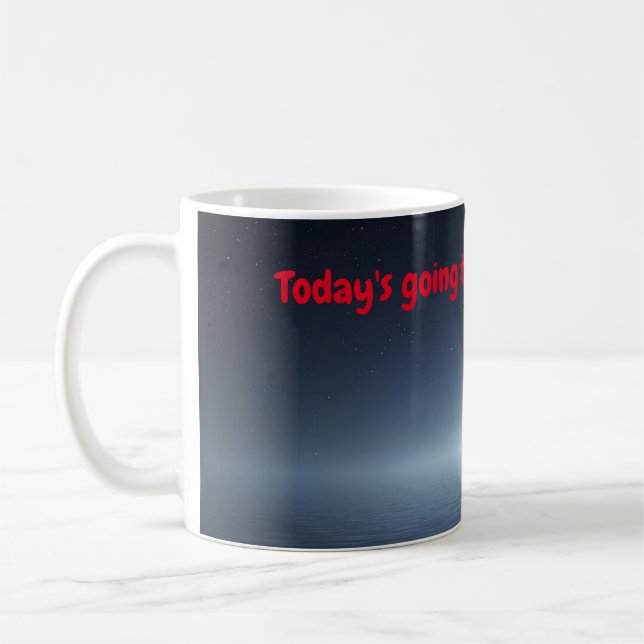 Aujourd'hui sera un GRAND jour ! Café Mug (Gauche)