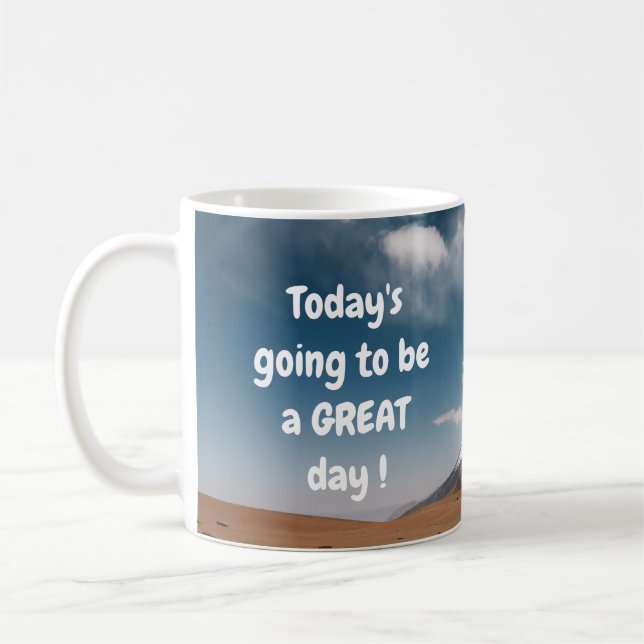Aujourd'hui va être une journée FORMIDABLE ! Tasse (Gauche)