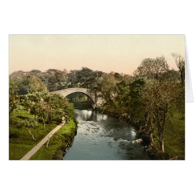 Auld Brig O'Doon, Ayrshire, Écosse (Devant horizontal)
