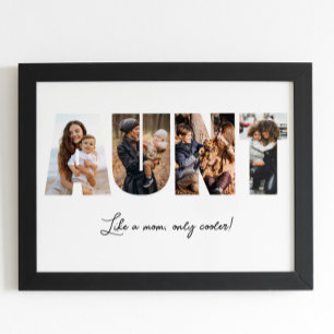 Aunt Photo Collage Poster