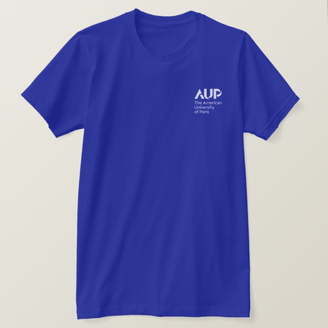 AUP Logo T-shirt - Blue (Design devant)
