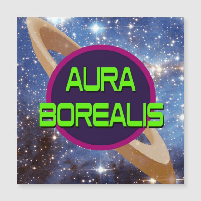 Aura Borealis TV Show Radio Show Magnet (Devant)