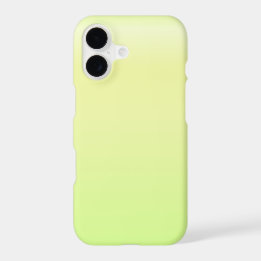 Aura ombrée vert citron esthétique
