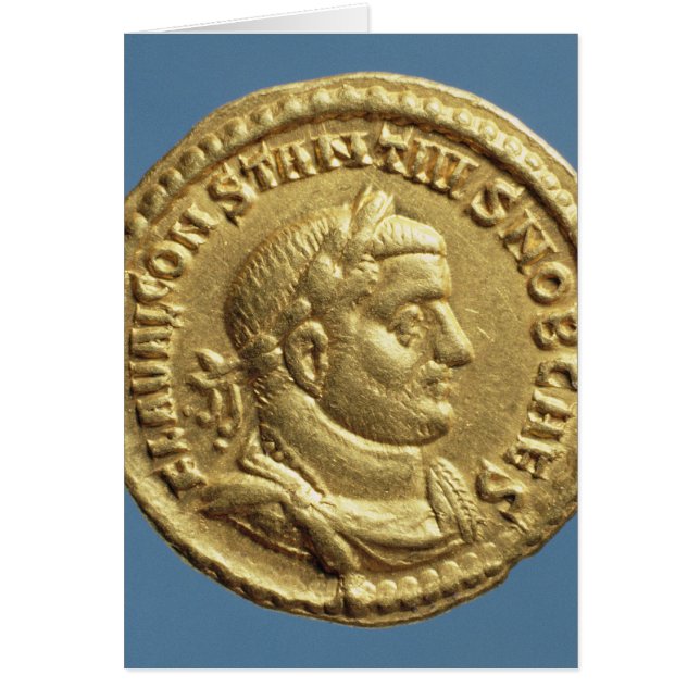 Aureus de Constantius I César Auguste (Devant)