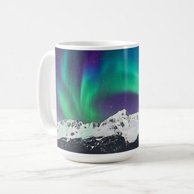 Aurora Borealis - 15 oz. Mug (Devant gauche)