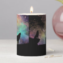 Aurora Éclairage Avec Les Loups