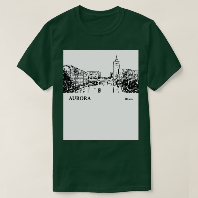 Aurora Illinois TShirt 1 (Design devant)
