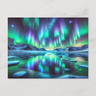 Aurora Nightscape - Carte postale
