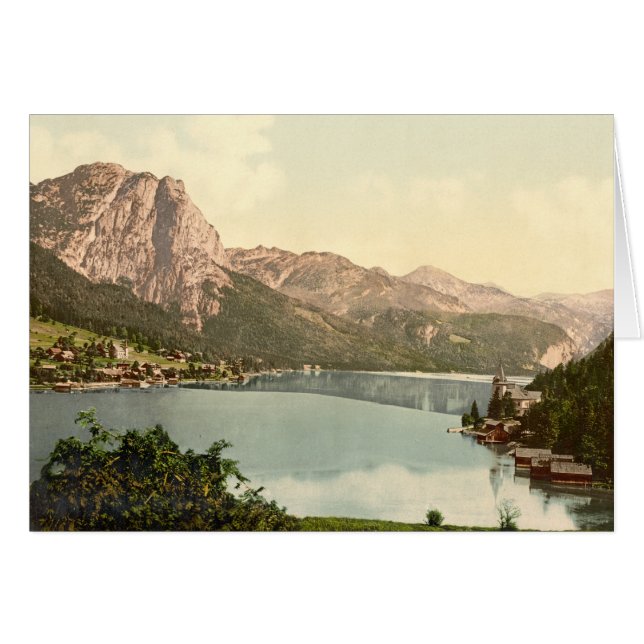Aussee, Grundlsee, Autriche (Devant horizontal)