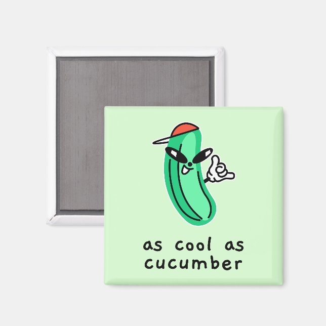 Aussi frais que concombre – Magnet (Recto/Verso)
