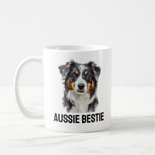 Aussie Bestie Mug - Loyal Australian Shepherd Cade
