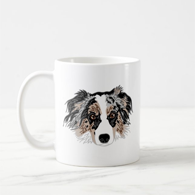 Aussie Chien Maman Mug (Gauche)