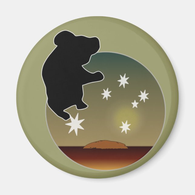 Aussie Koala Icon Magnet (Devant)